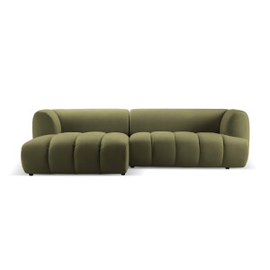 4-zits hoekbank Harry links velvet | Micadoni