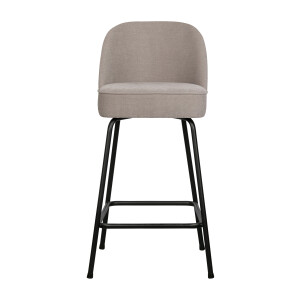 WOOOD Barkruk 'Vogue' Woven, kleur Zand (zithoogte 65cm)