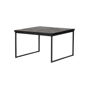 BePureHome Bijzettafel 'Sharing' Teakhout, 60cm, kleur Zwart