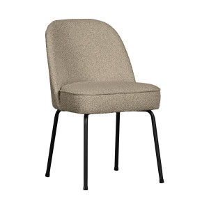 BePureHome Eetkamerstoel 'Vogue' Bouclé, kleur Beige