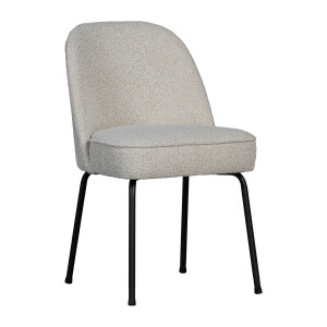 WOOOD Eetkamerstoel 'Vogue' Bouclé, kleur Naturel