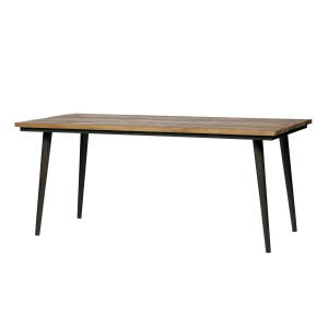 BePureHome Eettafel 'Guild' 180 x 90cm, kleur Zwart