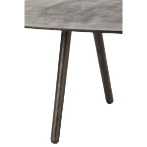 J-Line salontafel Druppel - aluminium/ijzer - zwart - large
