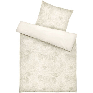 LOBERON Beddengoed Bravonea crème/grijs