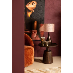 PTMD Wandpaneel Janicia - 123x4x83 cm - Polyester - Zwart