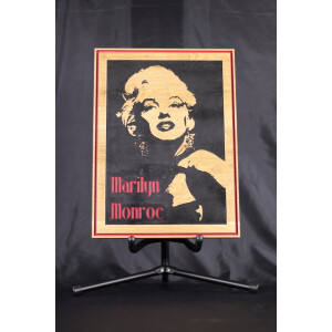 Schilderij Marilyn Monroe - Carved in Oak - Formaat III - Exclusief maatwerk | wanddecoratie | muurdecoratie