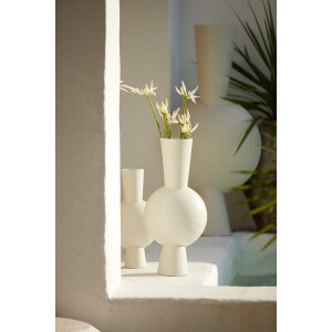 Light & Living - Vaas KAVANDU - 22x14x40cm - Wit