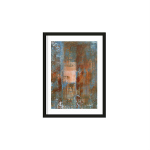 Urban Cotton Artprint 'Blue Ocker Abstract 2' 50 x 70cm