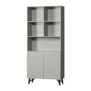 WOOOD Opbergkast 'Carved' Mangohout, 200 x 90cm