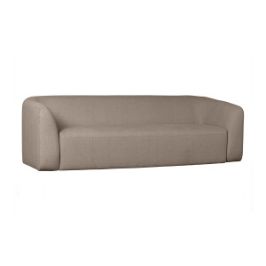 WOOOD 3-zits Bank 'Sloping' kleur Lichtbruin Melange