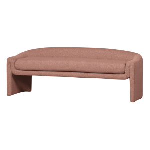 BePureHome Eetkamerbank 'Zone' Geweven, 160cm, kleur Rose Dust