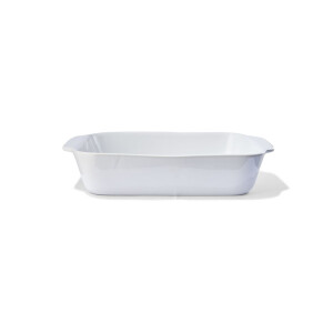 HEMA HEMA Ovenschaal 25x36x7 Wit (wit)