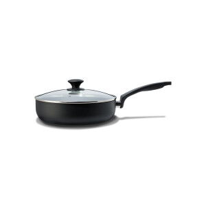 HEMA HEMA Hapjespan Met Deksel Ø28cm Malmö (antraciet)