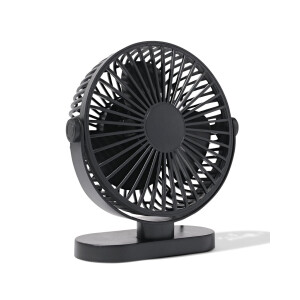 HEMA HEMA USB Tafelventilator ⌀17.5cm Zwart (zwart)