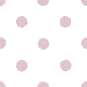 Noordwand Behang Urban Friends & Coffee Dots wit en roze