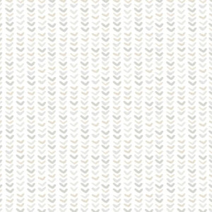 Noordwand Behang Mondo baby Small Harts wit en grijs