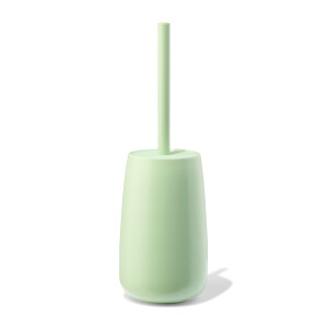 HEMA HEMA Toiletborstel ⌀11x19cm Keramiek Lichtgroen (lichtgroen)
