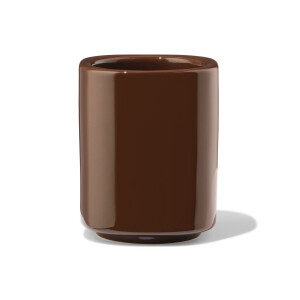 HEMA HEMA Beker Tandenborstelhouder Keramiek Bruin (bruin)