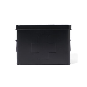 HEMA HEMA Medicijnbox Klein Zwart 14.5x23x16 (zwart)