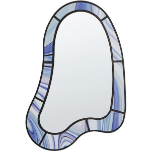 BELIANI MONTSEC - Wandspiegel - Violet - Glas/MDF