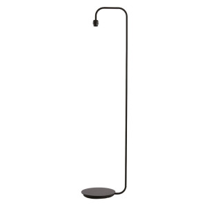 Light & Living Vloerlamp 'Mareno' 164cm, kleur Mat Zwart (excl. kap)