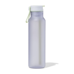 HEMA HEMA Waterfles Met Rietje 600ml Lavendel (lavendel)