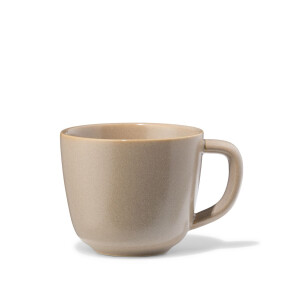 HEMA HEMA Koffiemok 185ml PUUR Reactief Glazuur Beige (beige)