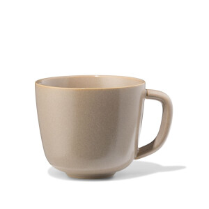 HEMA HEMA Cappuccinomok 325ml PUUR Reactief Glazuur Beige (beige)
