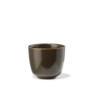 HEMA HEMA Espressomok 90ml PUUR Reactief Glazuur Donkerbruin (donkerbruin)