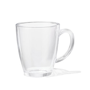 HEMA HEMA Mok 375ml Glas (transparant)