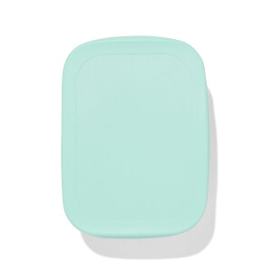 HEMA HEMA Lunchbox 18.9x14.3x5.8cm Rvs Lichtblauw