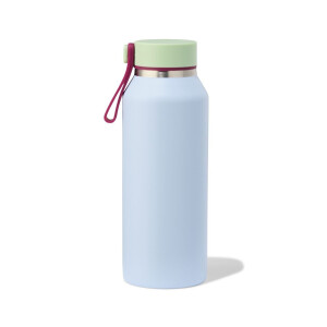 HEMA HEMA Isoleerfles 350ml Rvs Blauw (blauw)