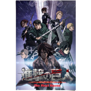 Poster Attack on Titan - the final season - 91,5 x 61 - Papier - REINDERS