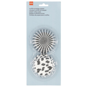 HEMA HEMA Muffinvormpjes - 150 Stuks (grijs)