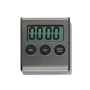 HEMA HEMA Kookwekker Digitaal Magnetisch Rvs (zilvergrijs)