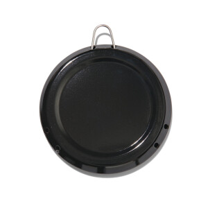 HEMA HEMA Sudderplaatje Ø16cm Metaal (zwart)