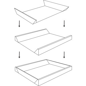 SIMPLE - Waterbedframe - Zwart - 160 x 200 cm - Schuimstof