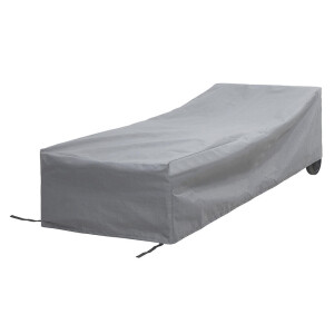 Leen Bakker - Outdoor Covers Premium Hoes - Ligbed - 40x200x75 Cm - Polypropyleen - Grijs