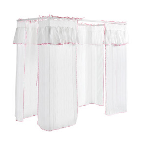 Leen Bakker - Vipack Gordijnen Hemelbed Amori - Stof - Wit