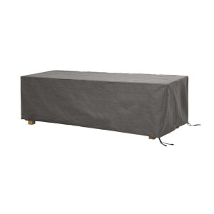 Leen Bakker - Outdoor Covers Premium Hoes Voor Tuintafel - 160 Cm - Polypropyleen - Grijs - 165x75x105 Cm