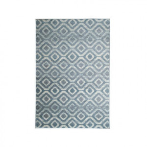 Vloerkleed Florence blokken - grijs/wit - 160x230 cm