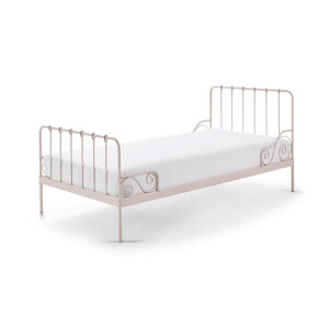 Leen Bakker - Vipack Bed Alice - 90x200 Cm - Metaal - Roze