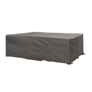 Leen Bakker - Outdoor Covers Premium Hoes - Loungeset 300 Cm - Polypropyleen - Grijs - 75x300x300 Cm