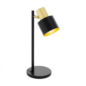 EGLO tafellamp Fiumara - zwart/goud - Leen Bakker
