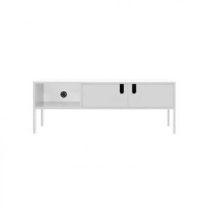 Tenzo tv-meubel Uno 2-deurs - wit - 50x137x40 cm - Leen Bakker