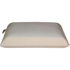 Leen Bakker - Polydaun Hoofdkussen Traagfoam Coolgel - 60x40x14 Cm - Traagschuim - Wit