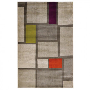 Floorita vloerkleed Mondrian - multikleur - 140x200 cm - Leen Bakker