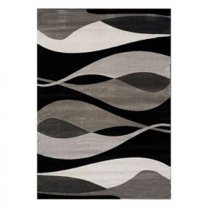 Floorita vloerkleed Hudson - grijs/zwart - 160x230 cm - Leen Bakker