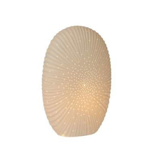 Lucide tafellamp Shelly - wit - 22,3x10,3x32,6 cm - Leen Bakker