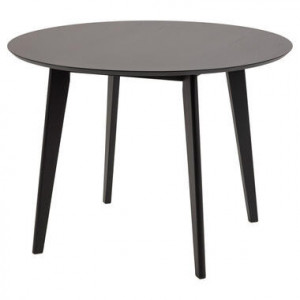 Eetkamertafel Roxy - zwart - 76x105 cm - Leen Bakker